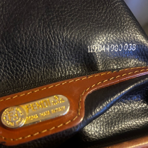 Vintage FENDI Black Stripe Mini Bag - Picture 10 of 10